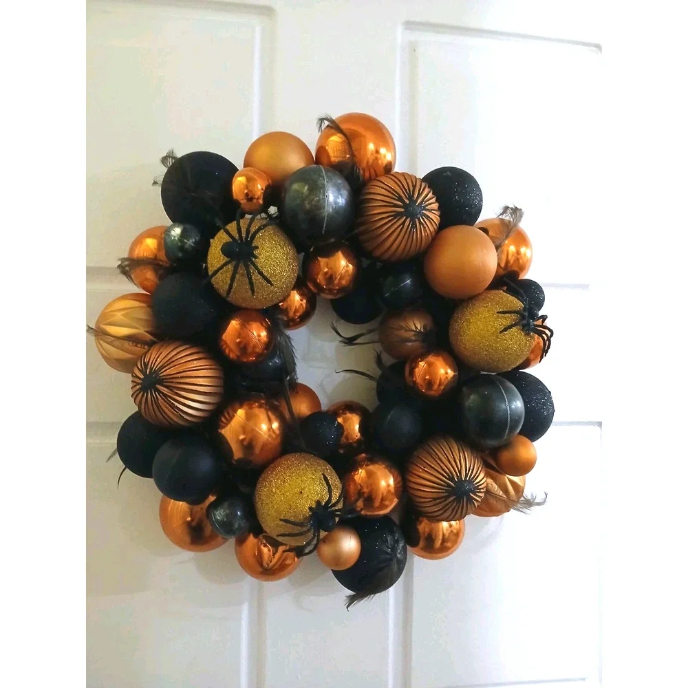 Spider Wreath Halloween Large 18